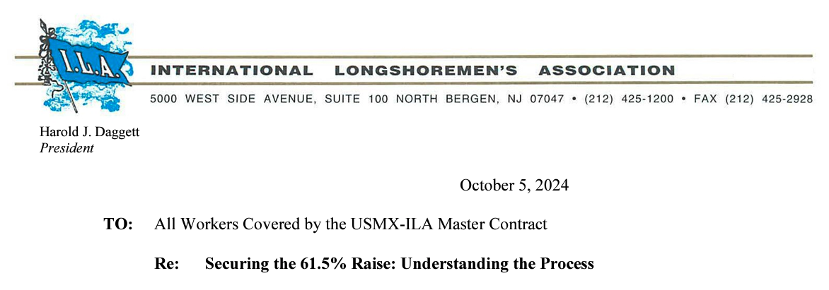 ILA, USMX, Contract Extension, collective bargaining, strikeILA contract Extension Goals